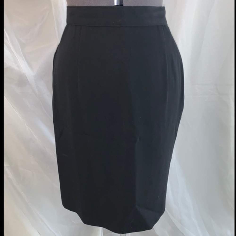 Vintage Black Pencil Skirt